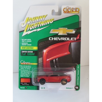 Johnny Lightning 1:64 Chevrolet Camaro ZL1 Convertible 2013 inferno orange